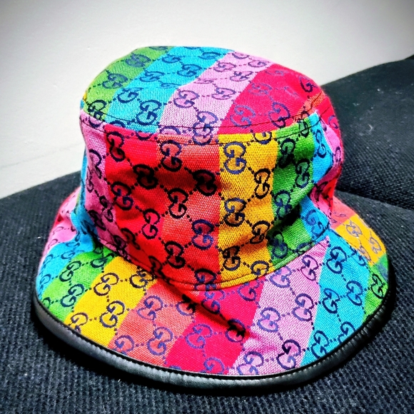 Gucci Other - Gucci Multicolor Rainbow GG Bucket Hat